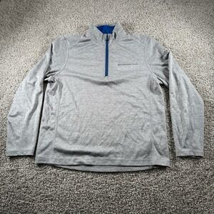 Vineyard Vines Sweater Mens Medium 1/4 Zip‎ Performance A-GA-MING Golf Resort